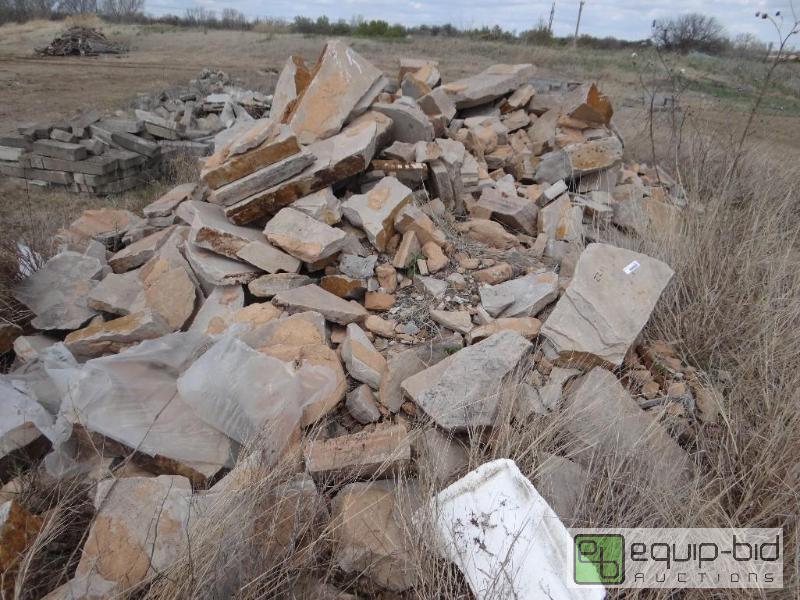 lot 2211 image: HUGE pile of various size landscaping rock.  ...