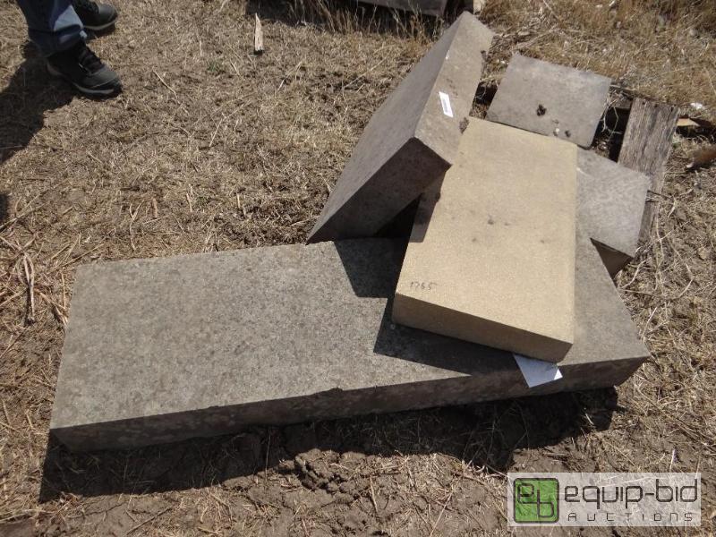 lot 2221 image: 3 Piles of various size landscaping rock.   ...