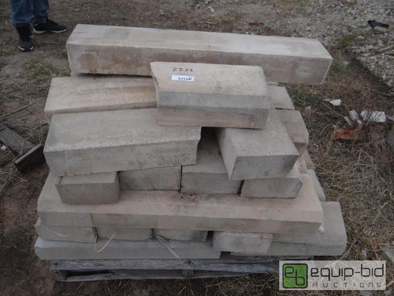 lot 2226 image: Large lot of various size landscaping rock.  ...