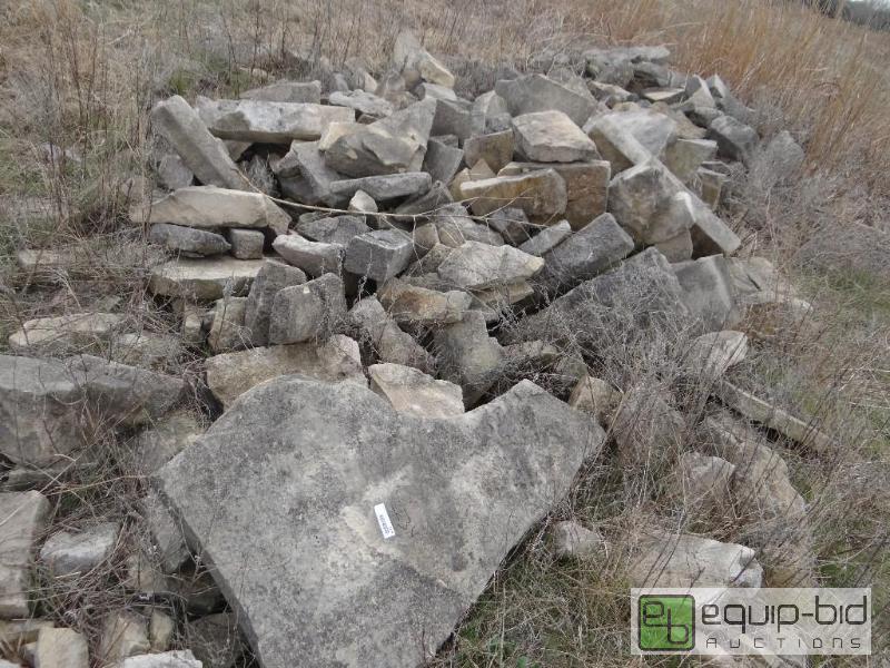 lot 2234 image: Large pile of various size landscaping rock. ...