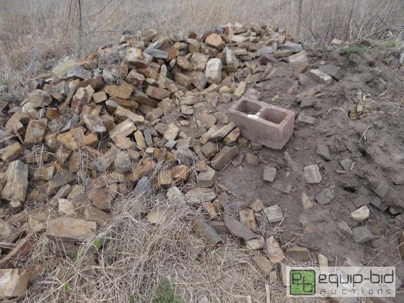 lot 2235 image: Large pile of various size landscaping rock. ...