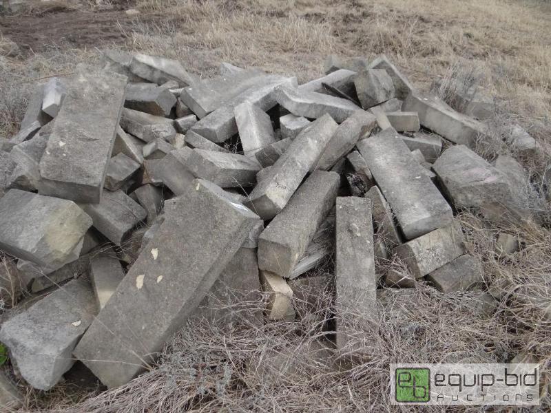 lot 2237 image: 2 large piles of various size landscaping roc...