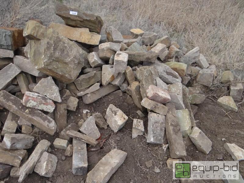 lot 2238 image: Large pile of various size landscaping rock. ...