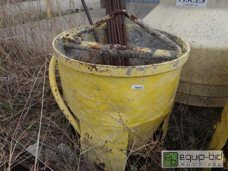 lot 2247 image: Large concrete dump bucket....