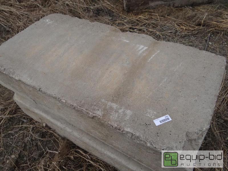 lot 2253 image: Lot of 5 large concrete barrier blocks....