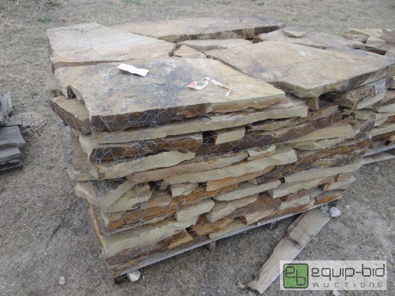 lot 2283 image: &nbspPallet of various size landscape stone...