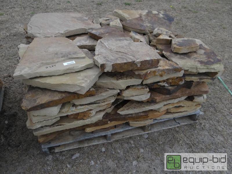 lot 2284 image: &nbspPallet of various size landscape stone...