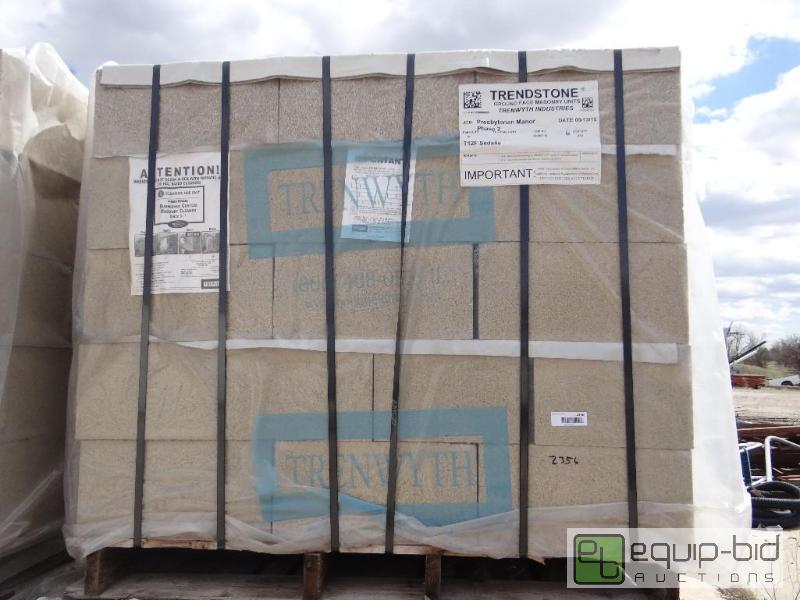 lot 2356 image: Pallet of new trendstone&nbspcinder blockbu...
