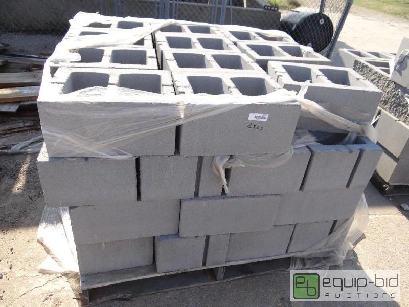 lot 2507 image: 1 Pallet of cinder blockbuilding block.Ski...