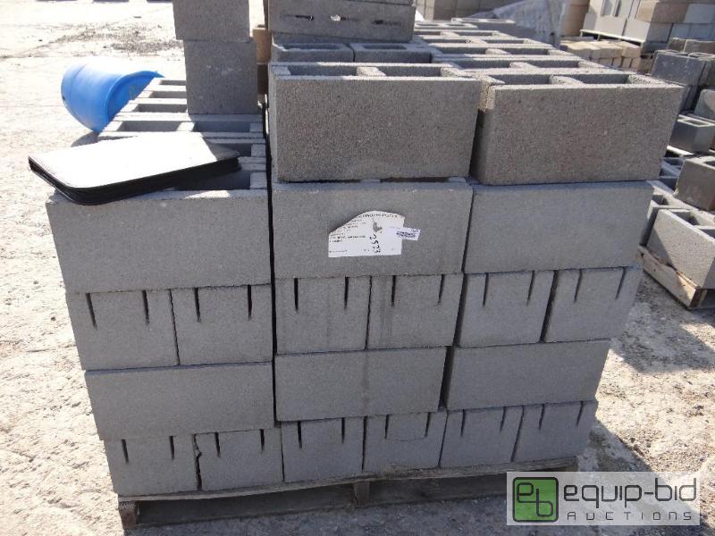 lot 2523 image: 1 Pallet of cinder blockbuilding block.Ski...