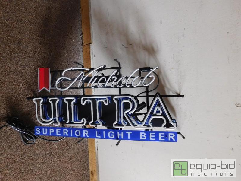 lot 5023 image: Michelob ULTRA Superior Light Beer Neon Sign