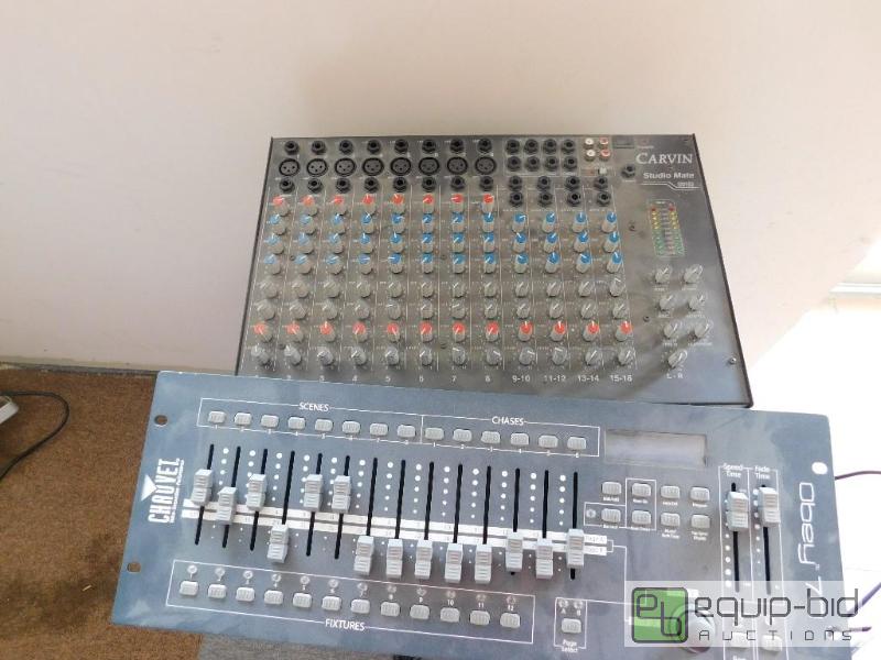 lot 5028 image: 1 Carvin PA System, 1 Chaovet PA System