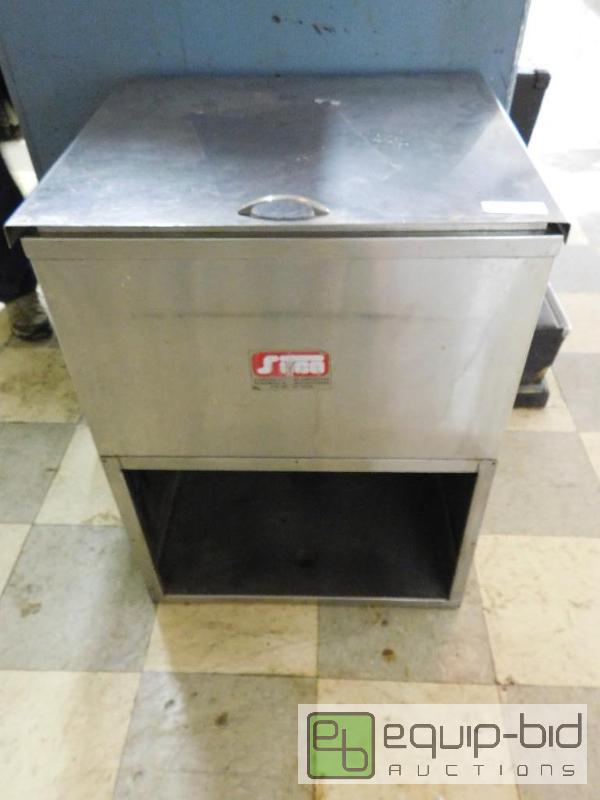 lot 1327 image: Stainless Steel Ice Bin with Cold Plate