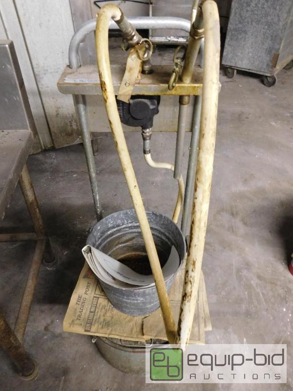 lot 1343 image: Miroil Filter Machine and Discard Trolley