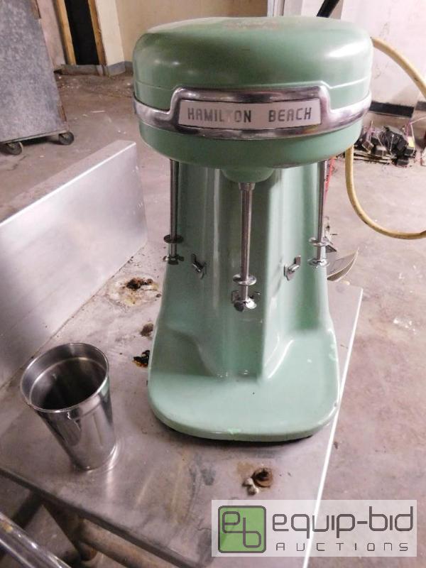 lot 1344 image: Antique Hamilton Beach 3 Cup Milk Shake Machine