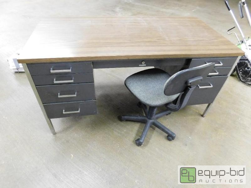 lot 1398 image: Office Desk and Chair