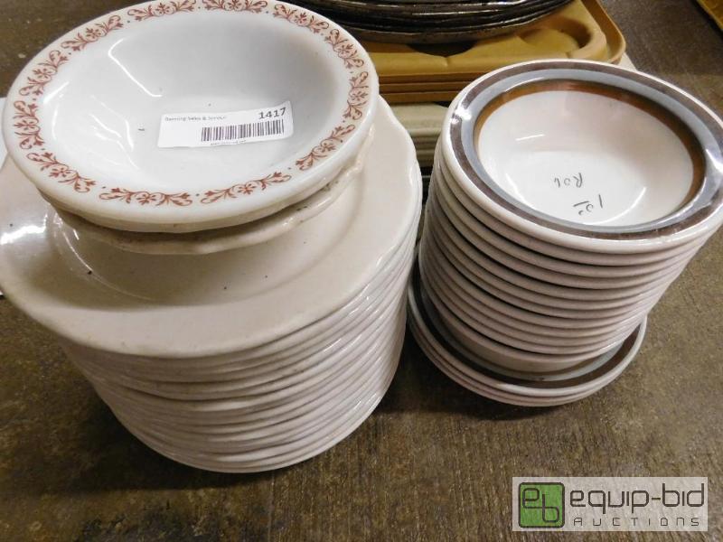 lot 1417 image: Lot of Bowls and Plates