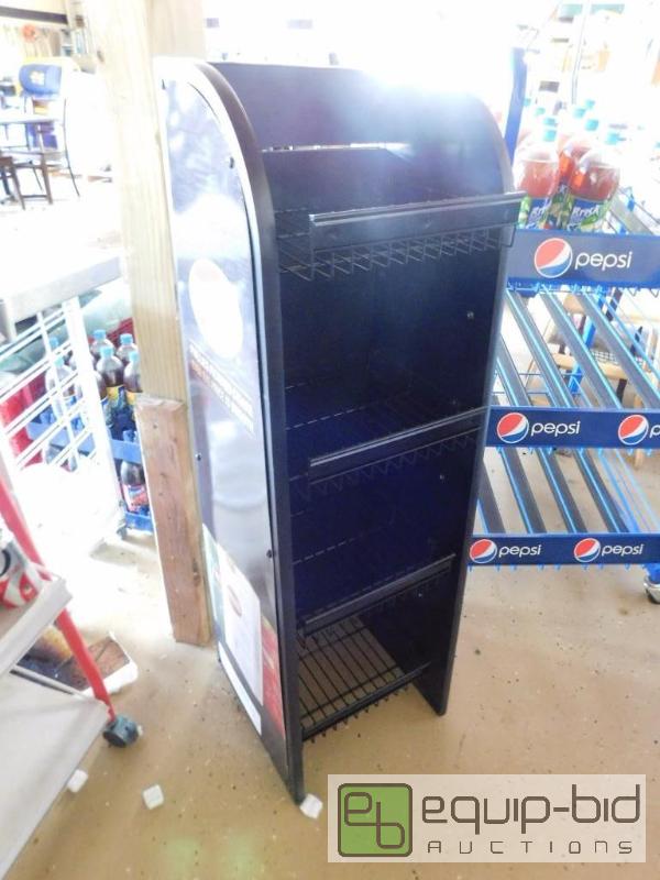 lot 321 image: 4 Tier Metal Merchandise Rack