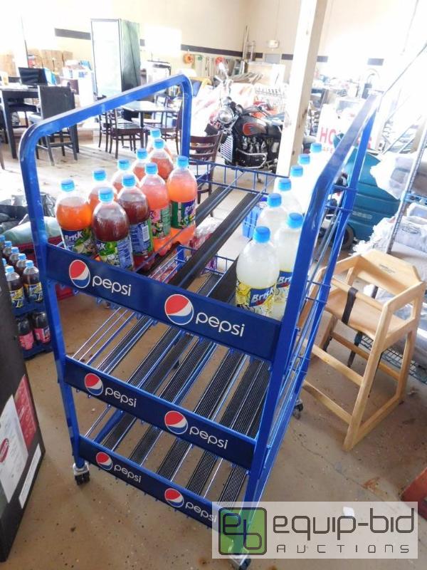 lot 322 image: 3 Tier Beverage Bottle Rack