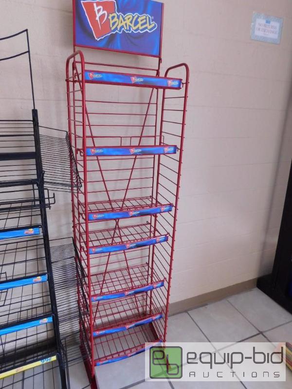 lot 333 image: 7 Tier Metal Wire Metal Merchandise Rack