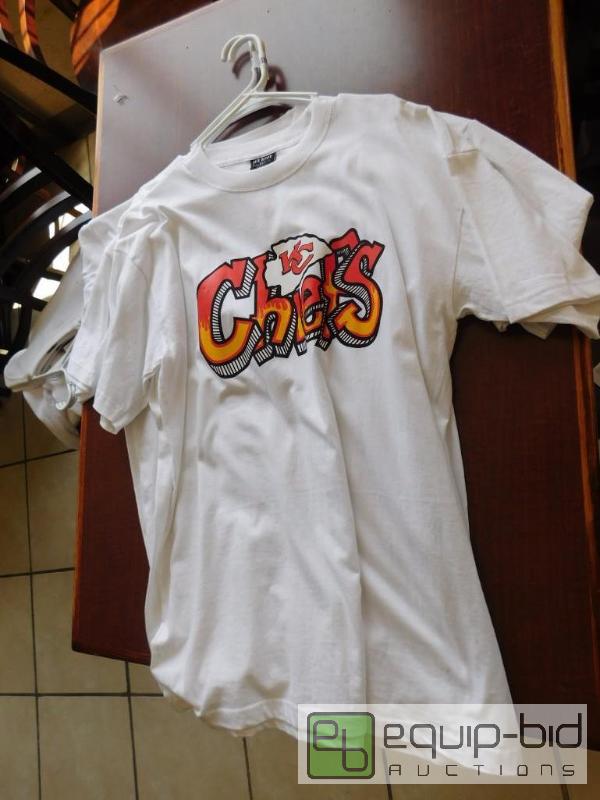 lot 350 image: Lot Of 4 KC Cheifs T Shirts