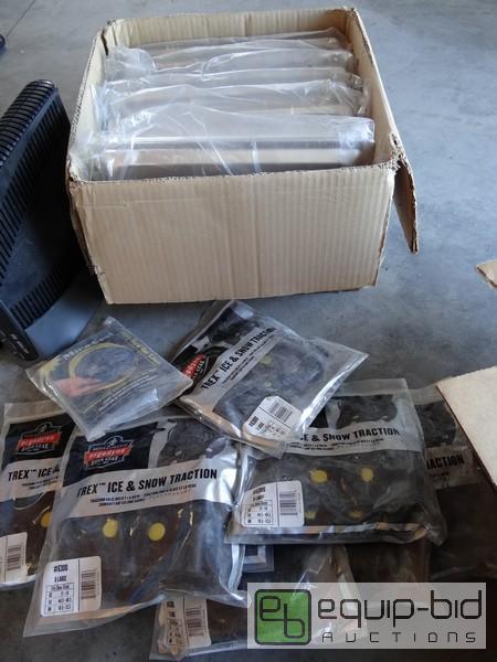 lot 421 image: Lot Of Hard Hat Liners IceSnow Cleats