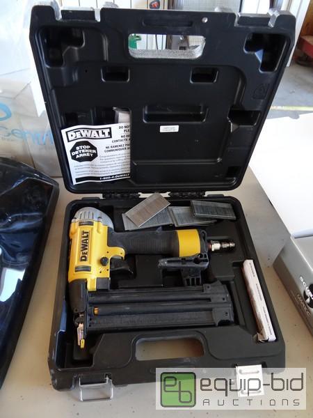 lot 422 image: Dewalt Finish Nailer With Case