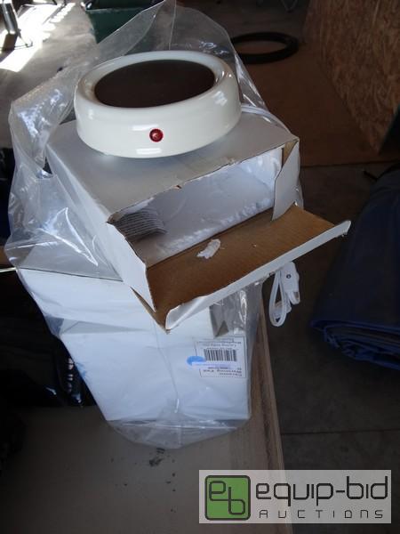 lot 427 image: (5) Ceramic Candle Warming Pads (New)