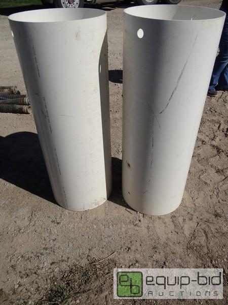 lot 463 image: 46Inch Tall 18 Inch Diameter Meter Pit Tubes