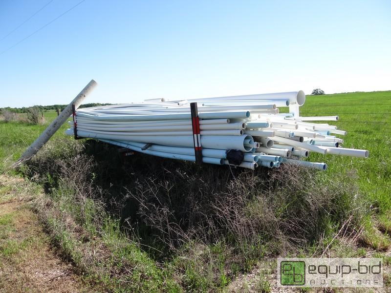 lot 468 image: Large Lot Of Various Sized PVC Pipe