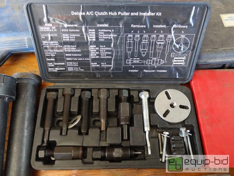 lot 498 image: Matco Deluxe AC Clutch Hub Installer And Puller Kit