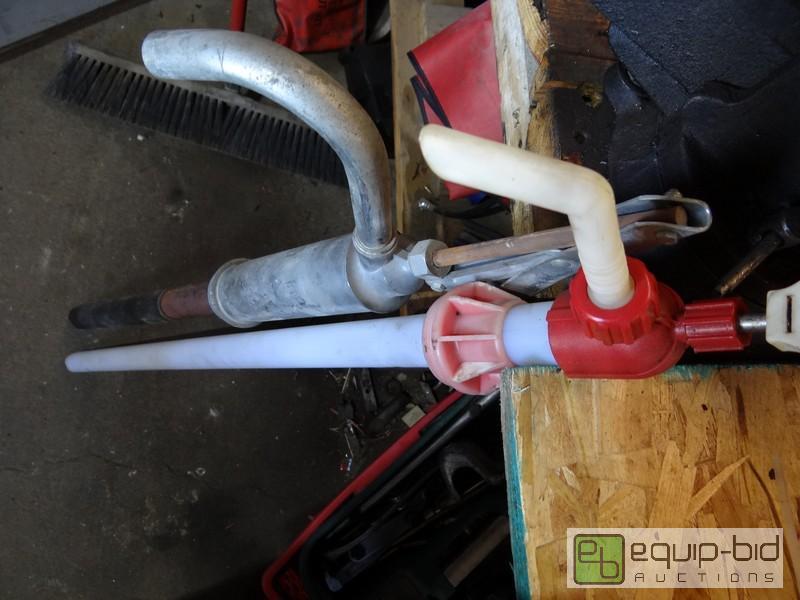 lot 582 image: (2) Hand Barrel Pumps