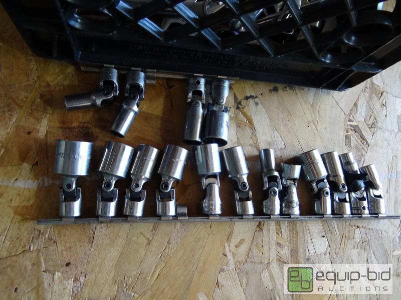 lot 603 image: Lot Of Matco Snap On  Cornwell Wobble Sockets (Metric)