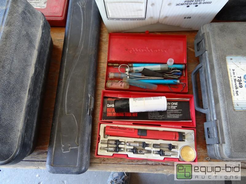 lot 660 image: Lot Of Percision Tools And Soldering Tools