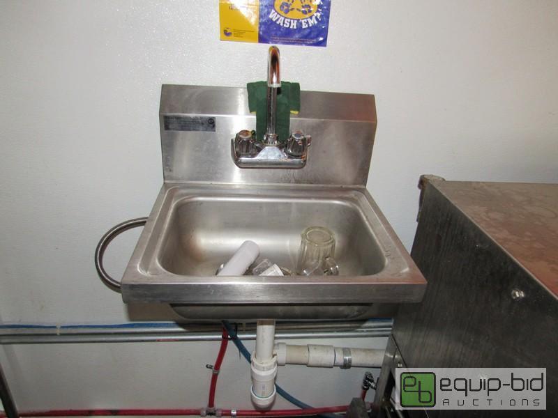 lot 210 image: Small Stainless Hand Sink