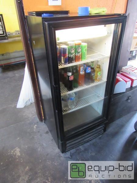 lot 219 image: True 10 Cubic Foot Glass Front Drink Cooler