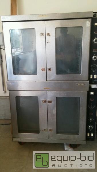 lot 225 image: Vulcan Double Stack Full Size Ovens