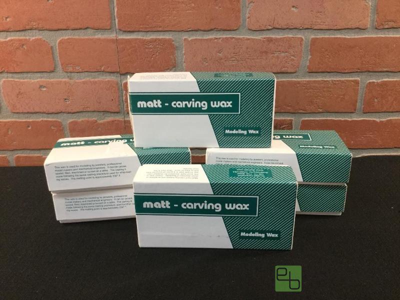 lot 104 image: Matt - Carving Wax  Quantity 6 Boxes Color ...