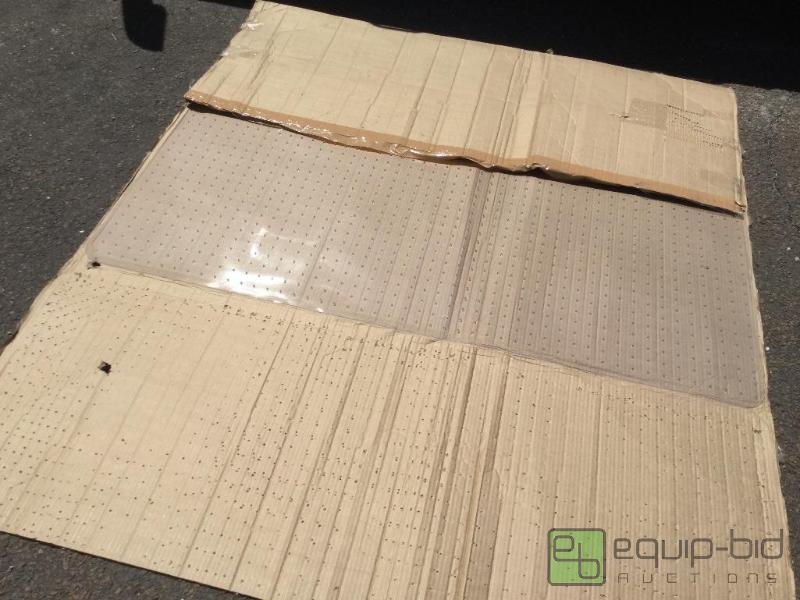 lot 118 image: Universal Studded Chairmat  Quantity 1 Condi...