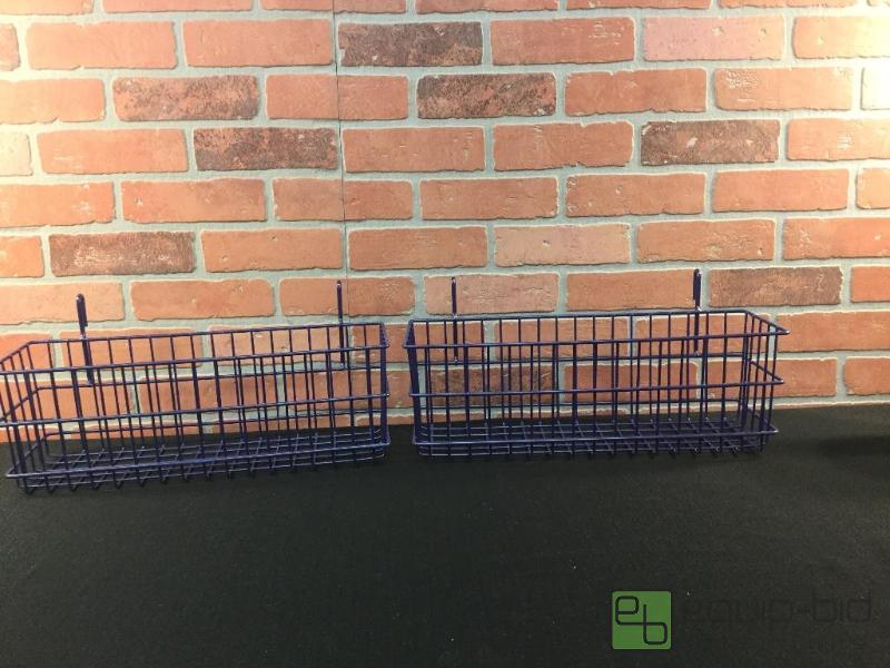 lot 13 image: Heavy Duty Wire Hanging Baskets  Quantity 2 ...