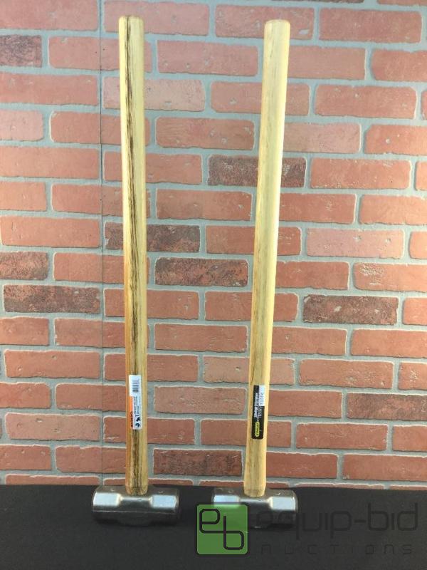 lot 142 image: Stanley Sledge Hammer Hickory 8 lb.  Quantity...