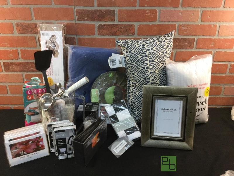 lot 30 image: Household Lot  picture Frames, Travel Pillow,...