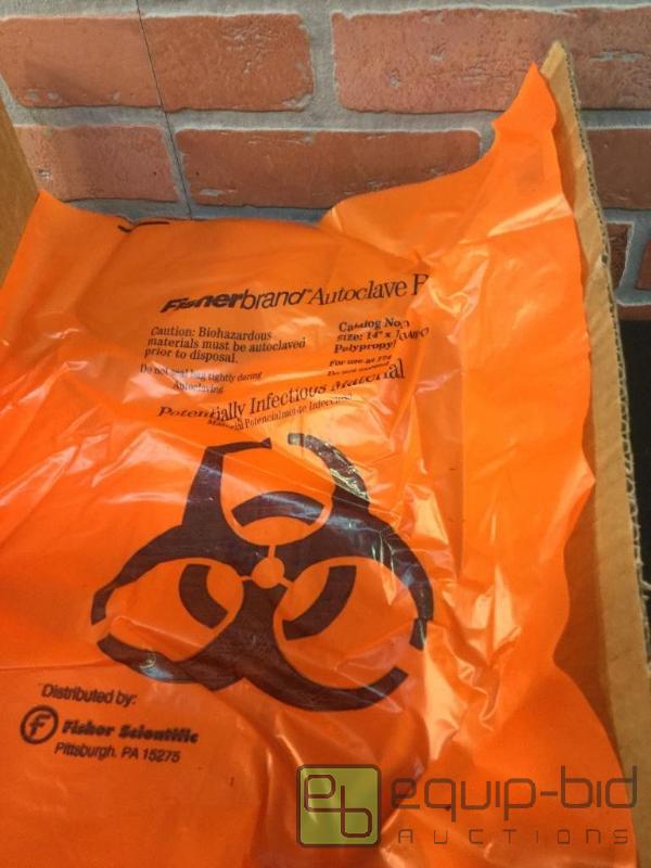 lot 4 image: Fisherbrand Autoclave Bags  Quantity 200 Con...