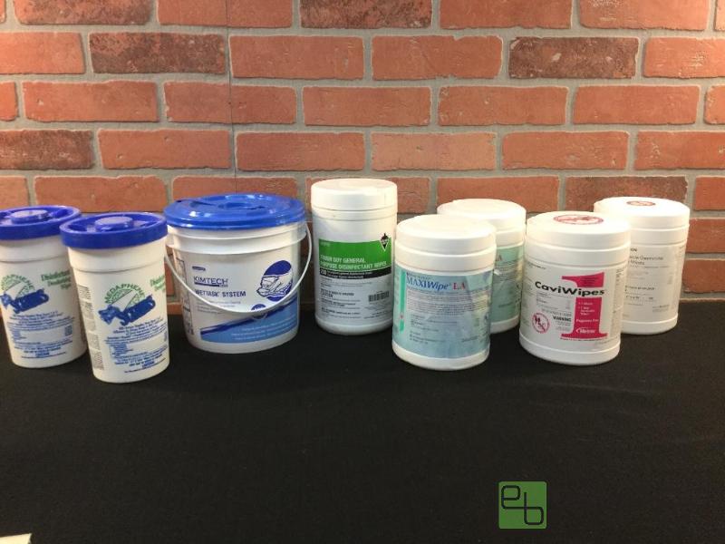 lot 86 image: Assorted Germicidal Wipes  Keep things clean ...