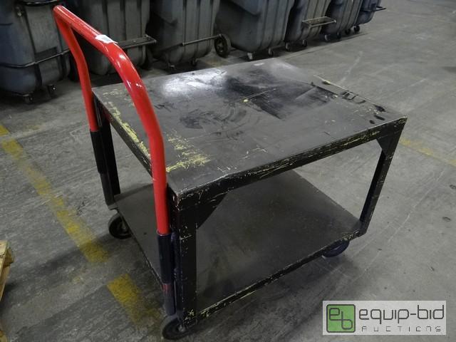 lot 382 image: 2 Tier Metal Cart