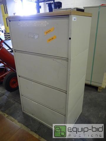 lot 506 image: 4 Drawer Lateral File Cabinet