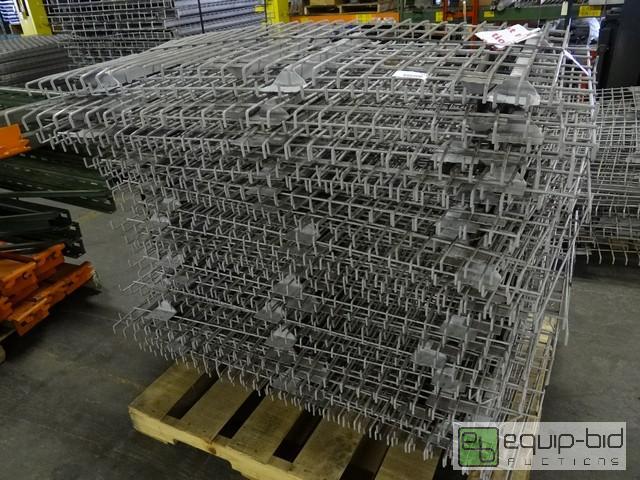 lot 514 image: Approx (50) 48x24 Wire Pallet Racking Material