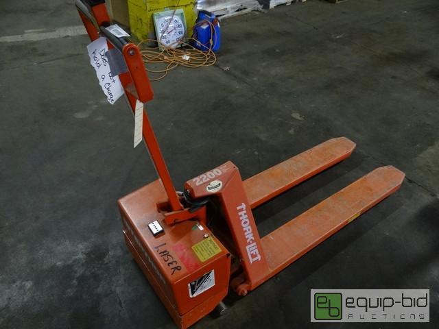 lot 530 image: Interthor Thork Lift Electric High Lift Pallet Jack