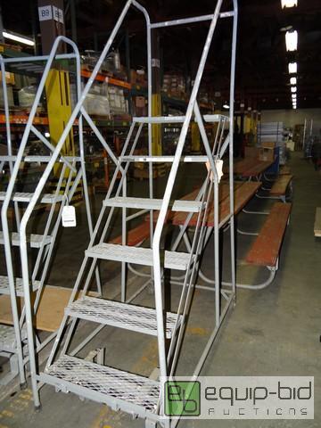 lot 536 image: Cotterman 6 Step Portable Stair Case