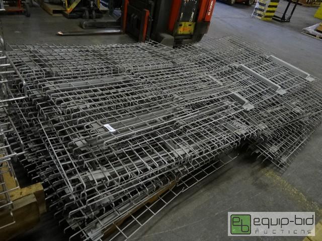lot 543 image: Approx (40) 48x24 Wire Pallet Racking Material